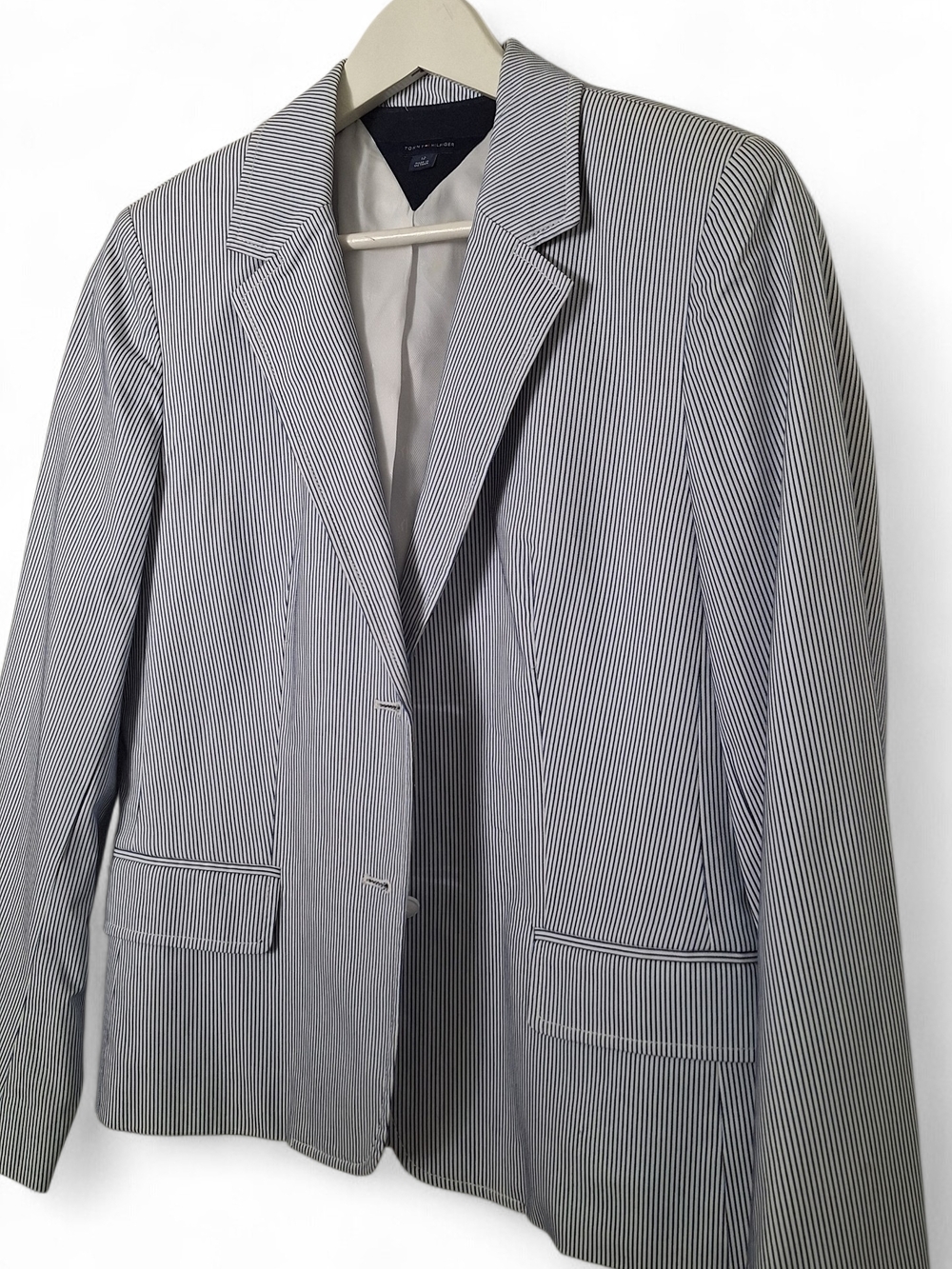 Tommy Hilfiher Striped Blue Blazer